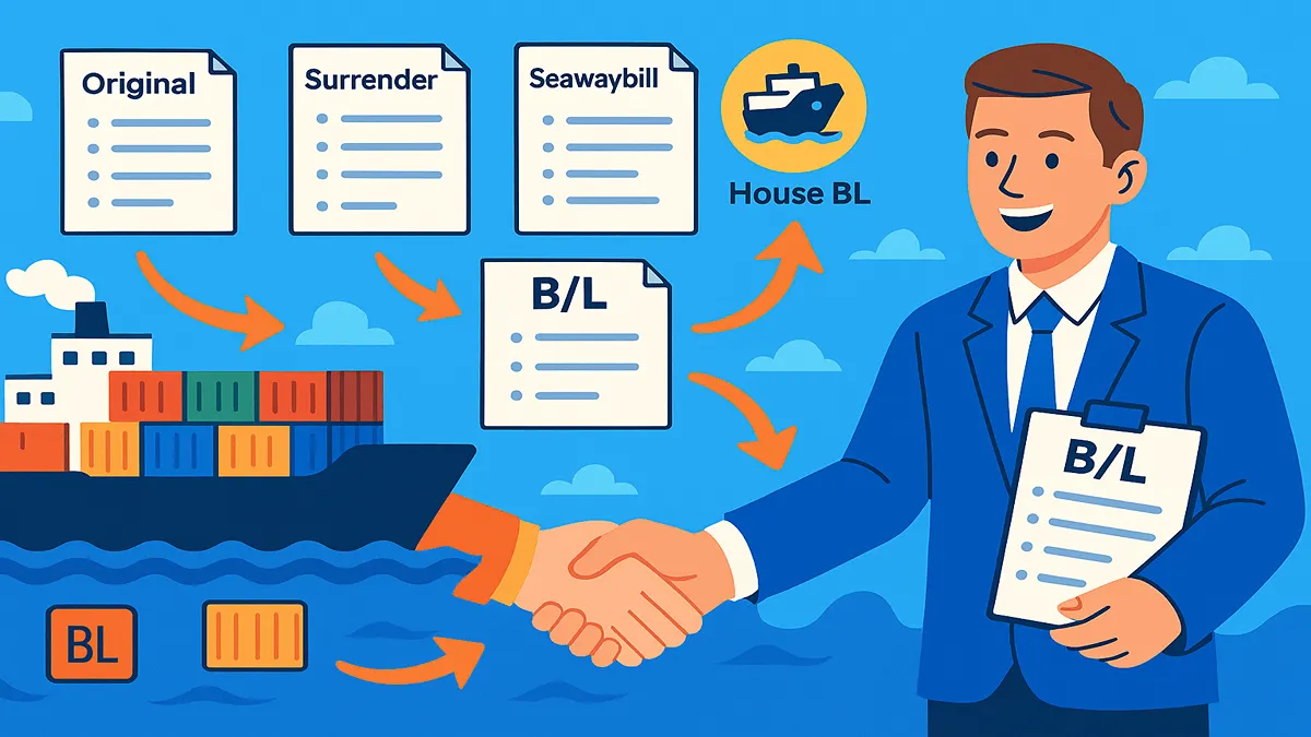 BL چیست؟ بارنامه دریایی و انواع آن