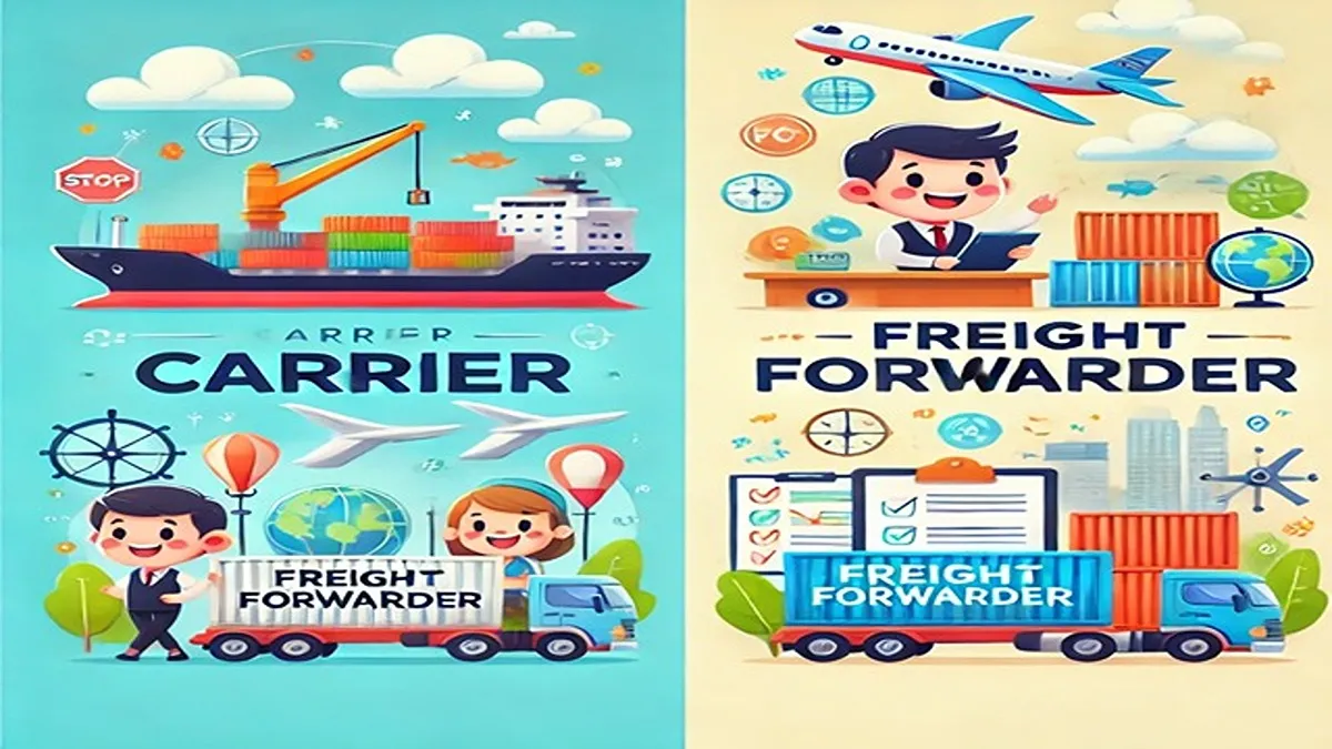 تفاوت کریر و فورواردر: کدام یک برای حمل و نقل شما مناسب‌تر است؟